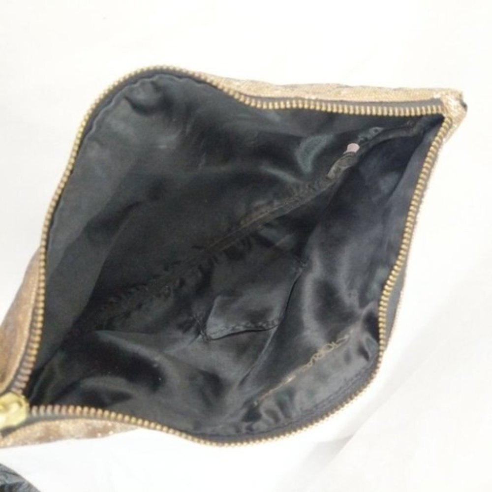 Victoria's Secret Gold Glitter Cosmetic Bag - Picture 5 of 7